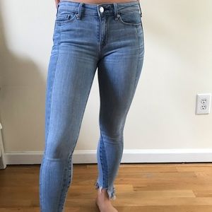 Abercrombie and Fitch Jeans W/ Ankle Distress
